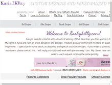 Tablet Screenshot of karlajkitty.com